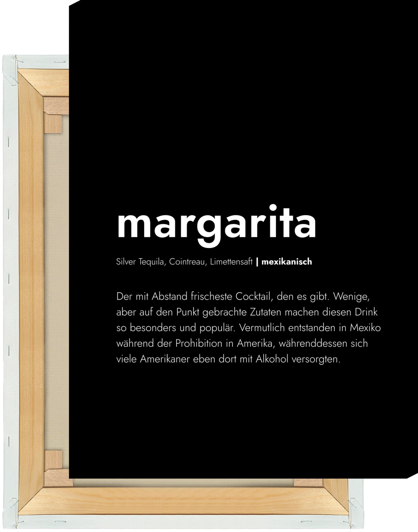 Leinwand Margarita - Definition