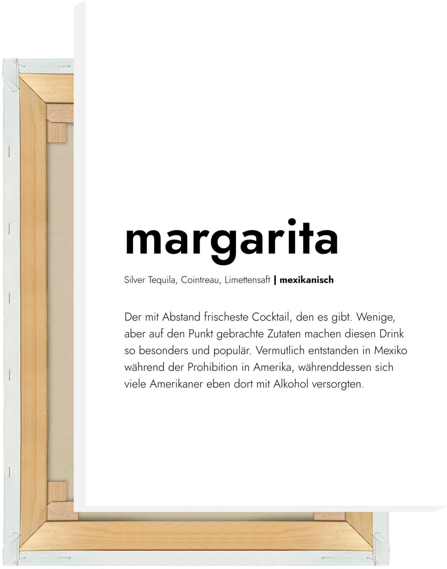 Leinwand Margarita - Definition