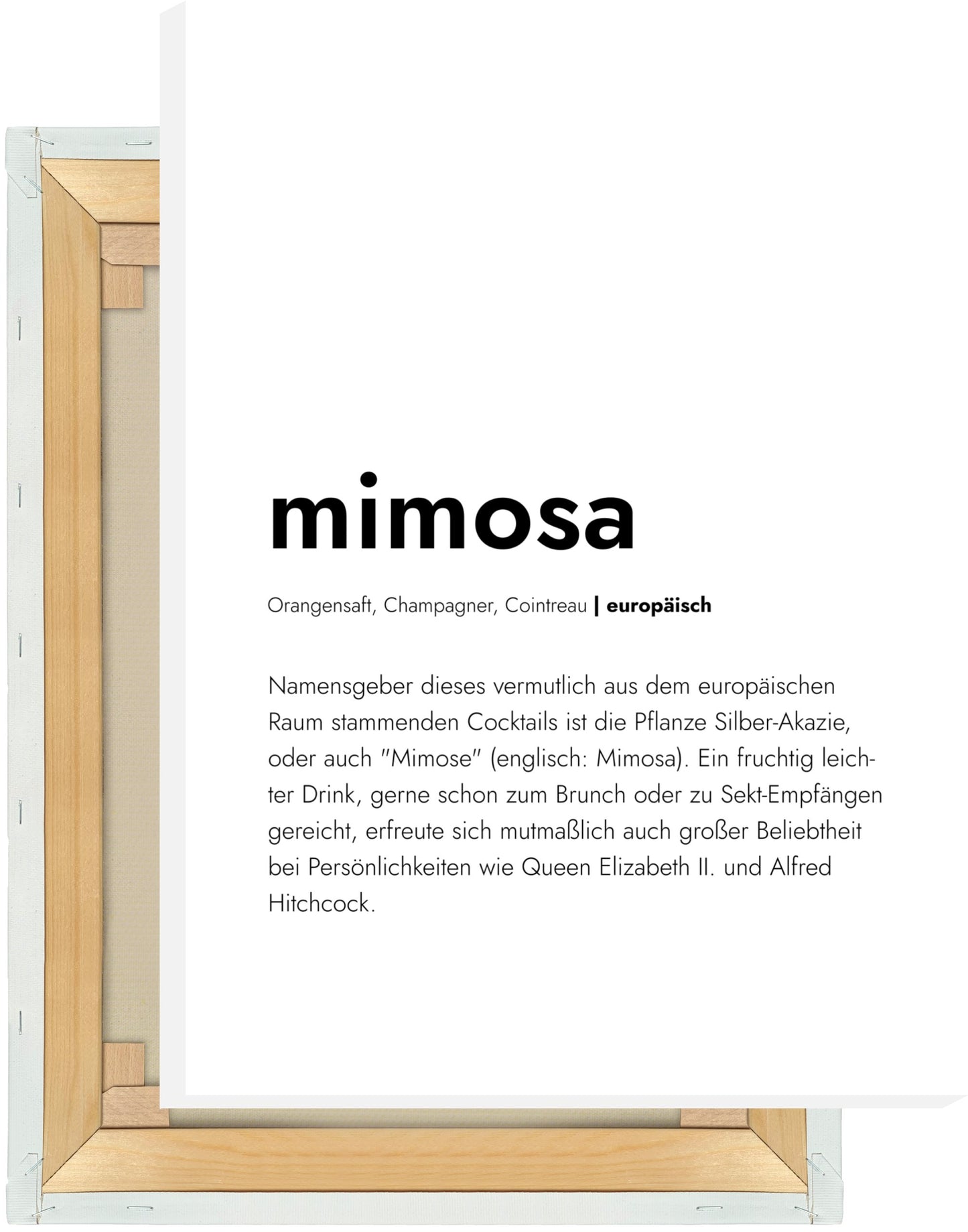 Leinwand Mimosa - Definition