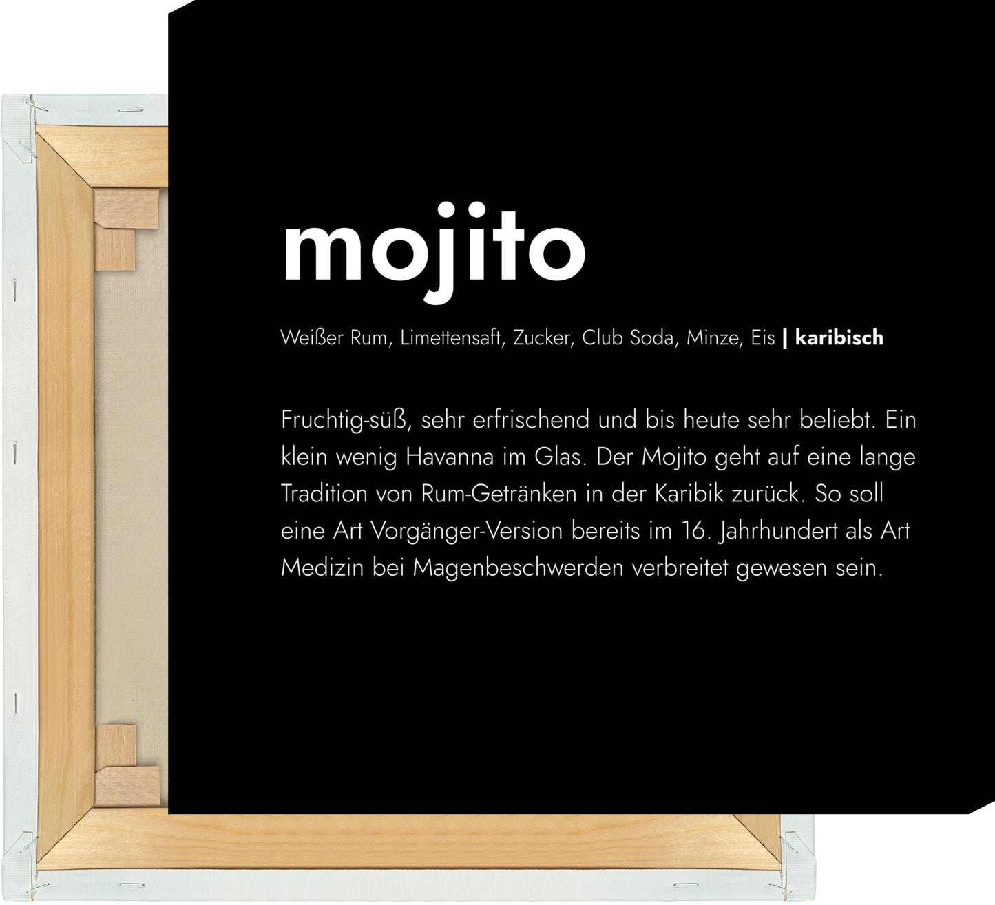 Leinwand Mojito - Definition