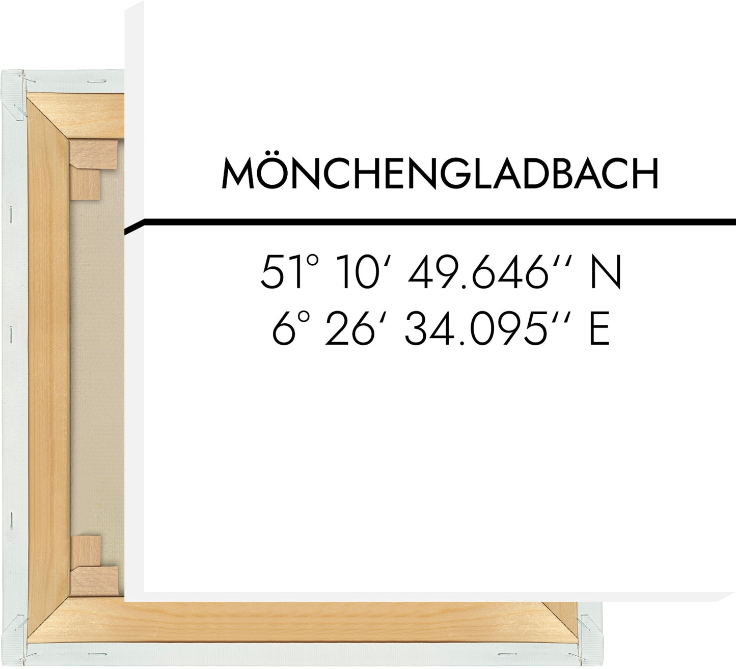 Leinwand Mönchengladbach Koordinaten #2