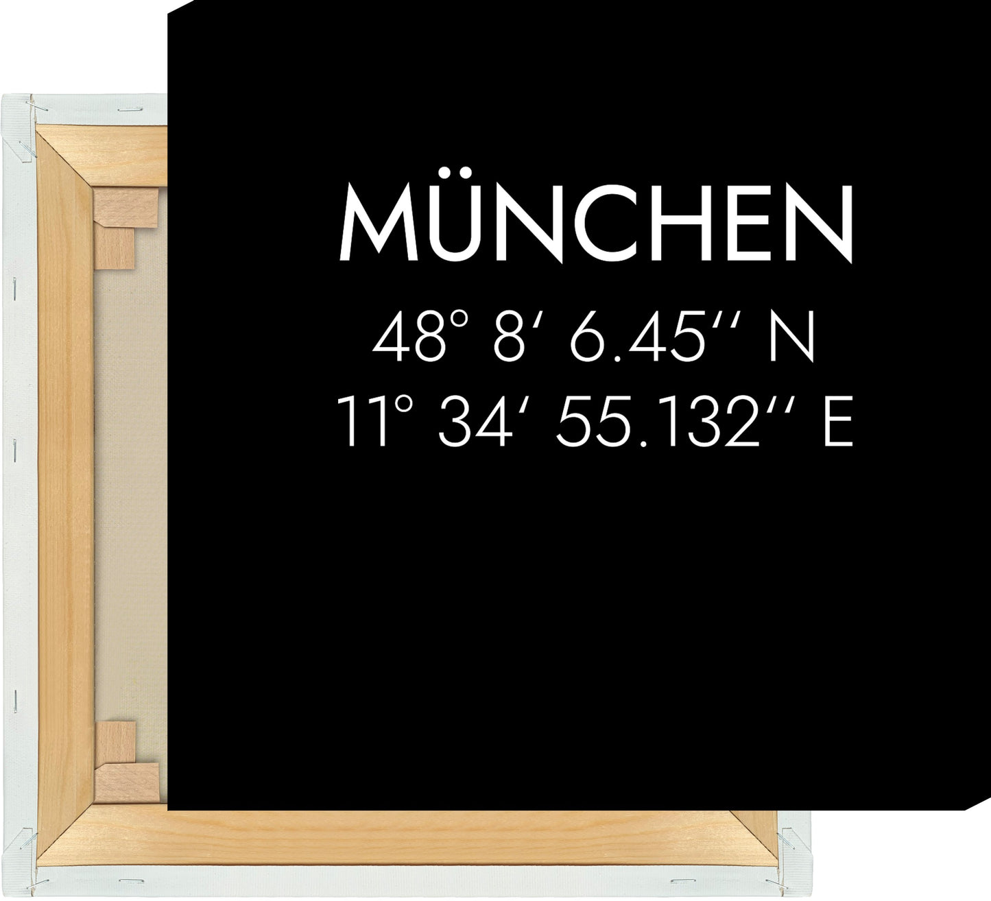 Leinwand München Koordinaten #1