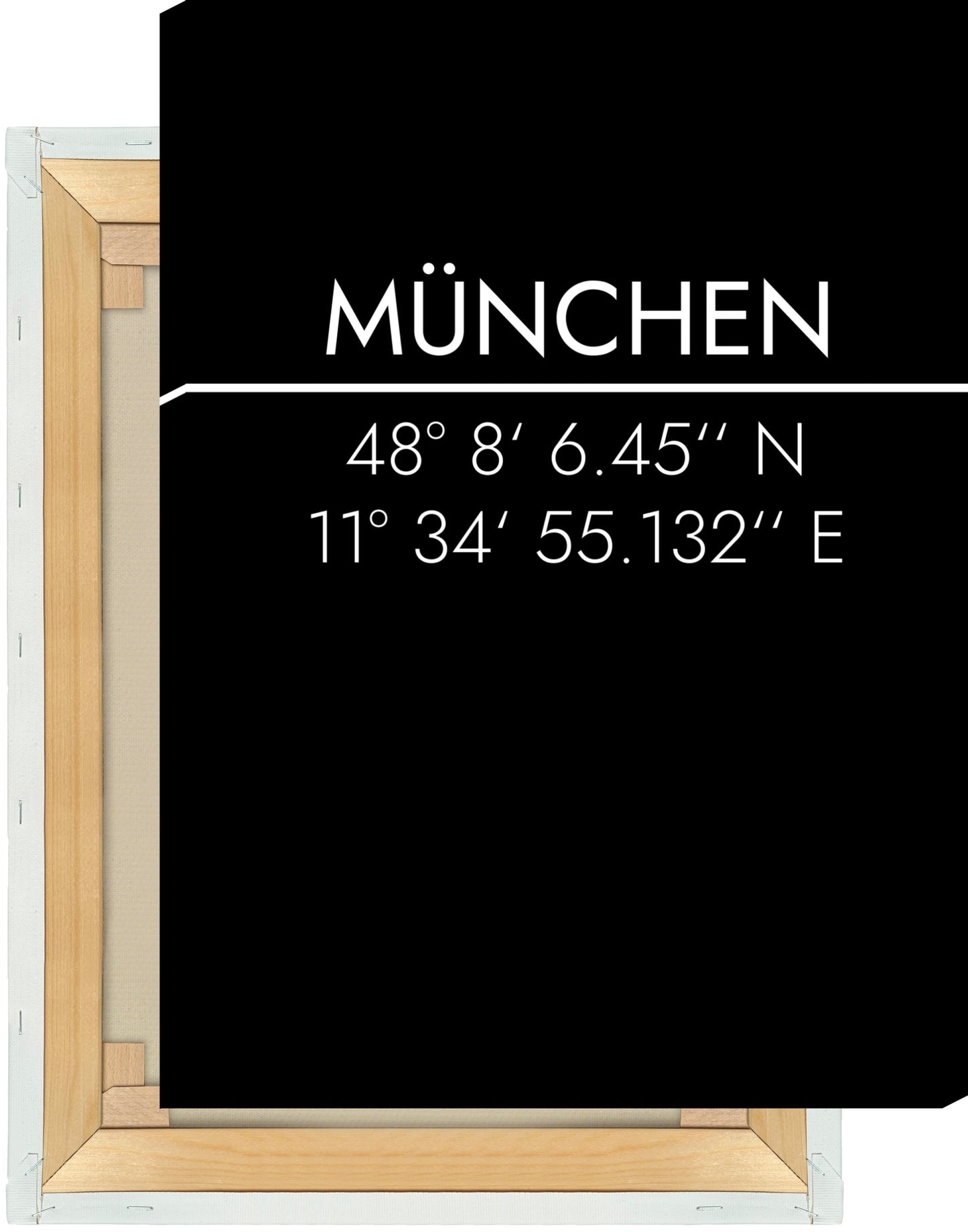 Leinwand München Koordinaten #2