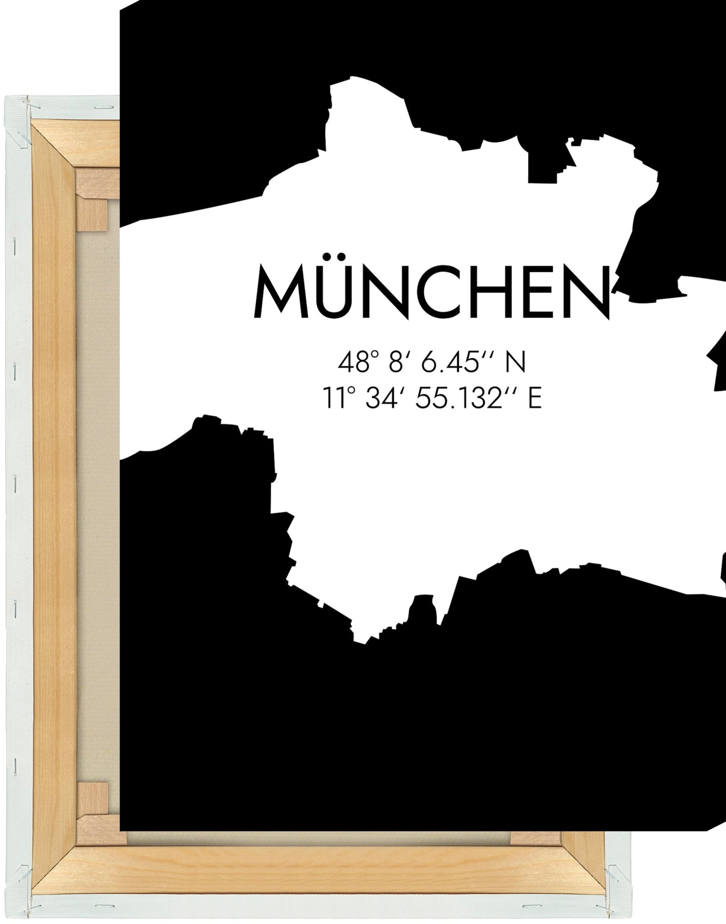 Leinwand München Koordinaten #5