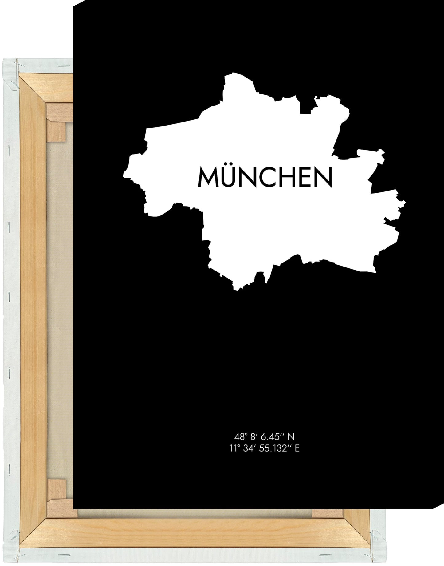 Leinwand München Koordinaten #6
