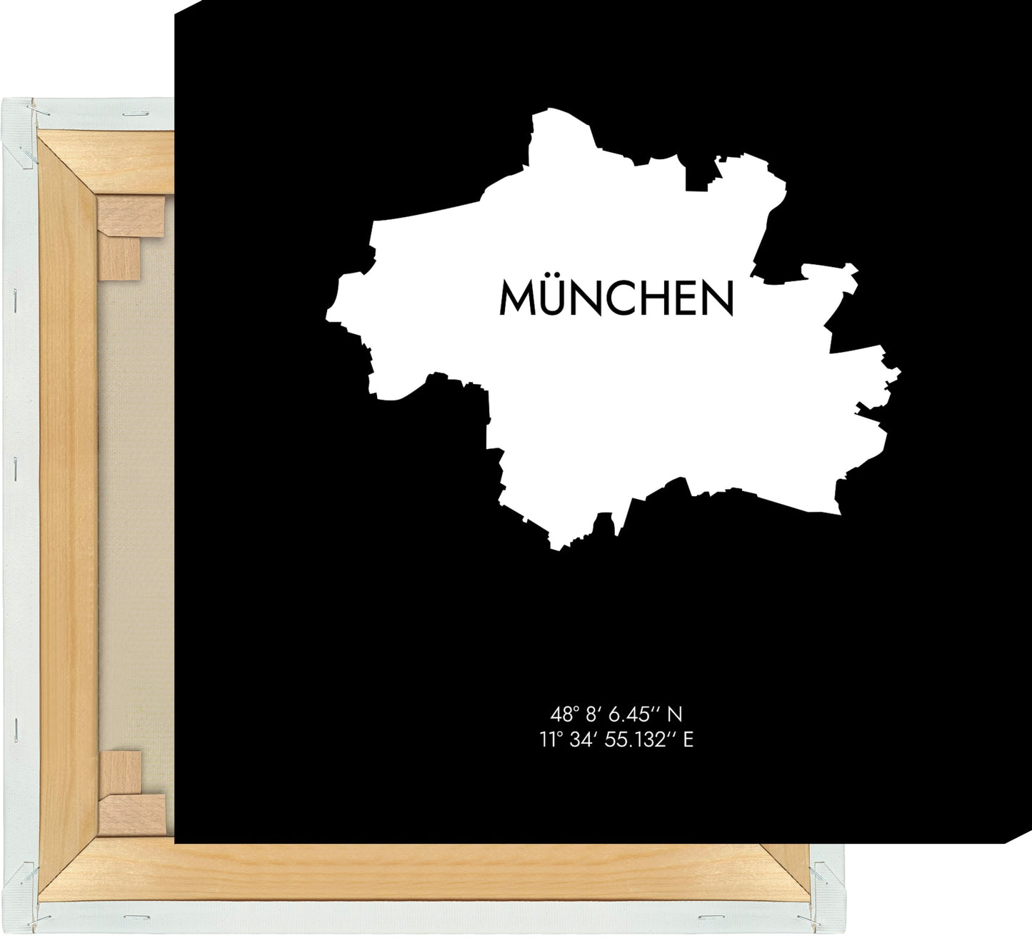 Leinwand München Koordinaten #6