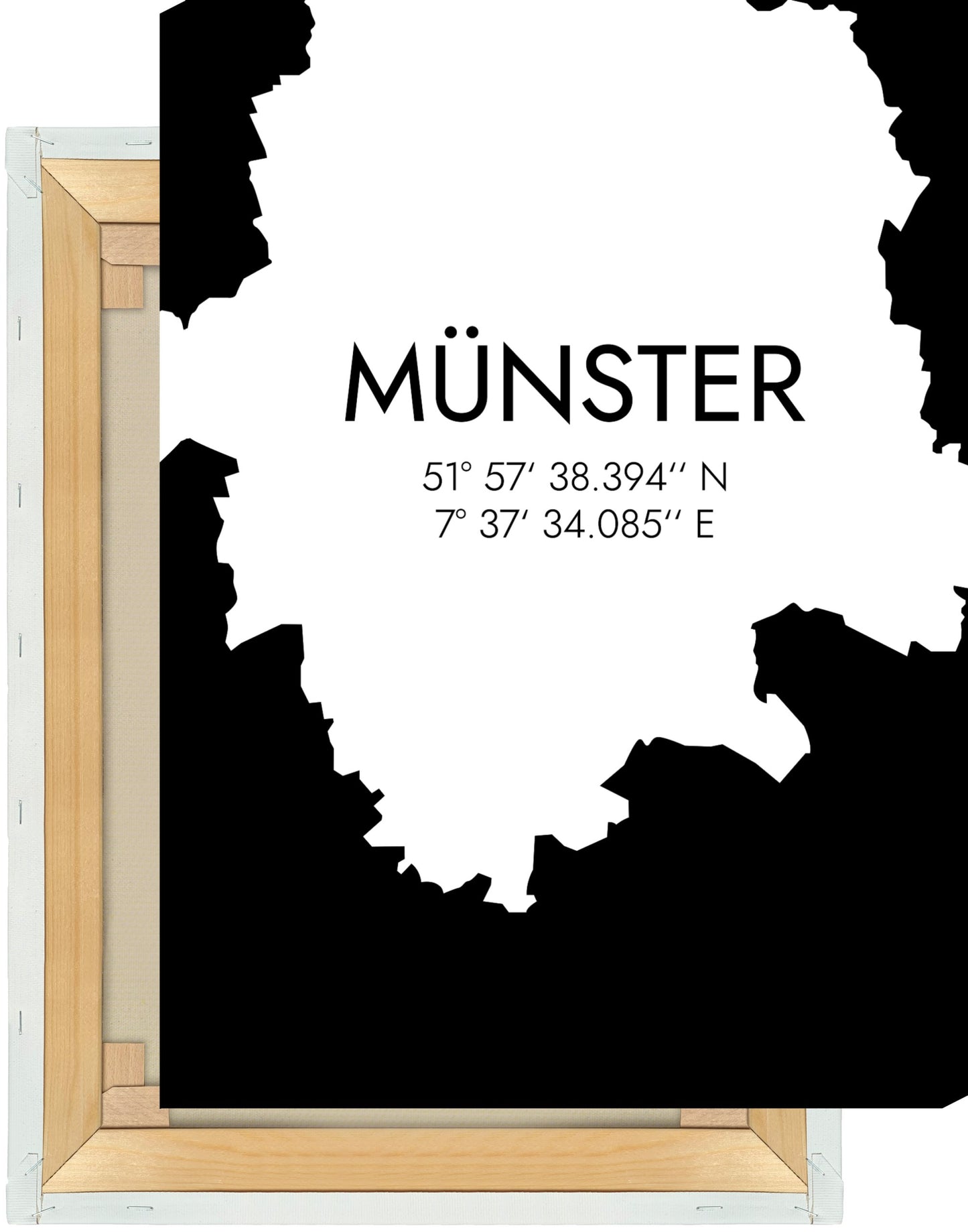 Leinwand Münster Koordinaten #5