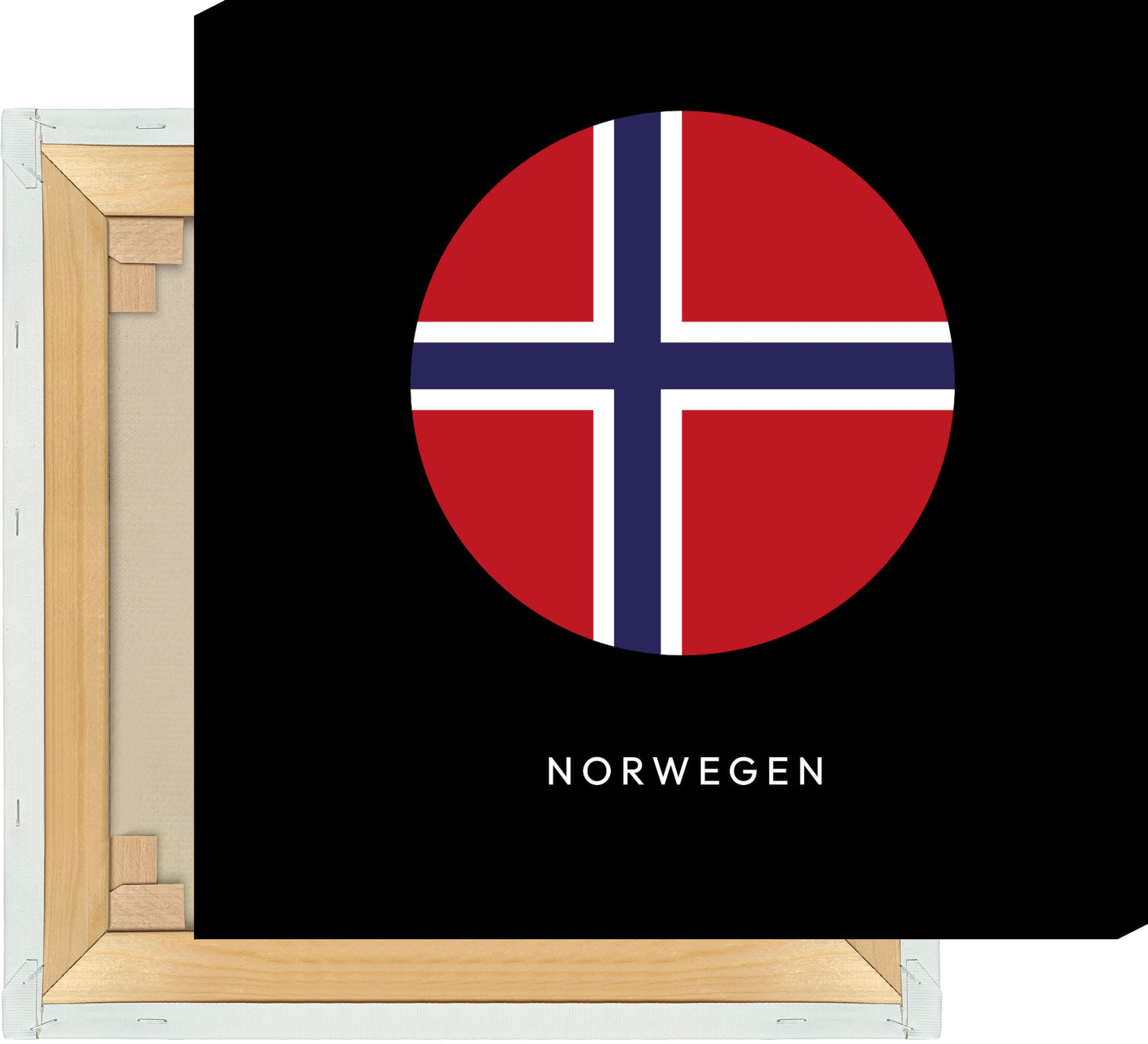 Leinwand Norwegen Kreis