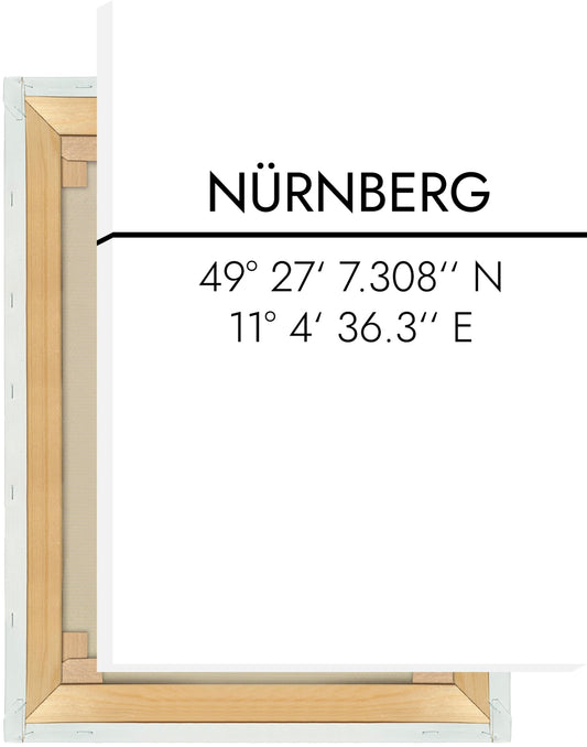 Leinwand Nürnberg Koordinaten #2