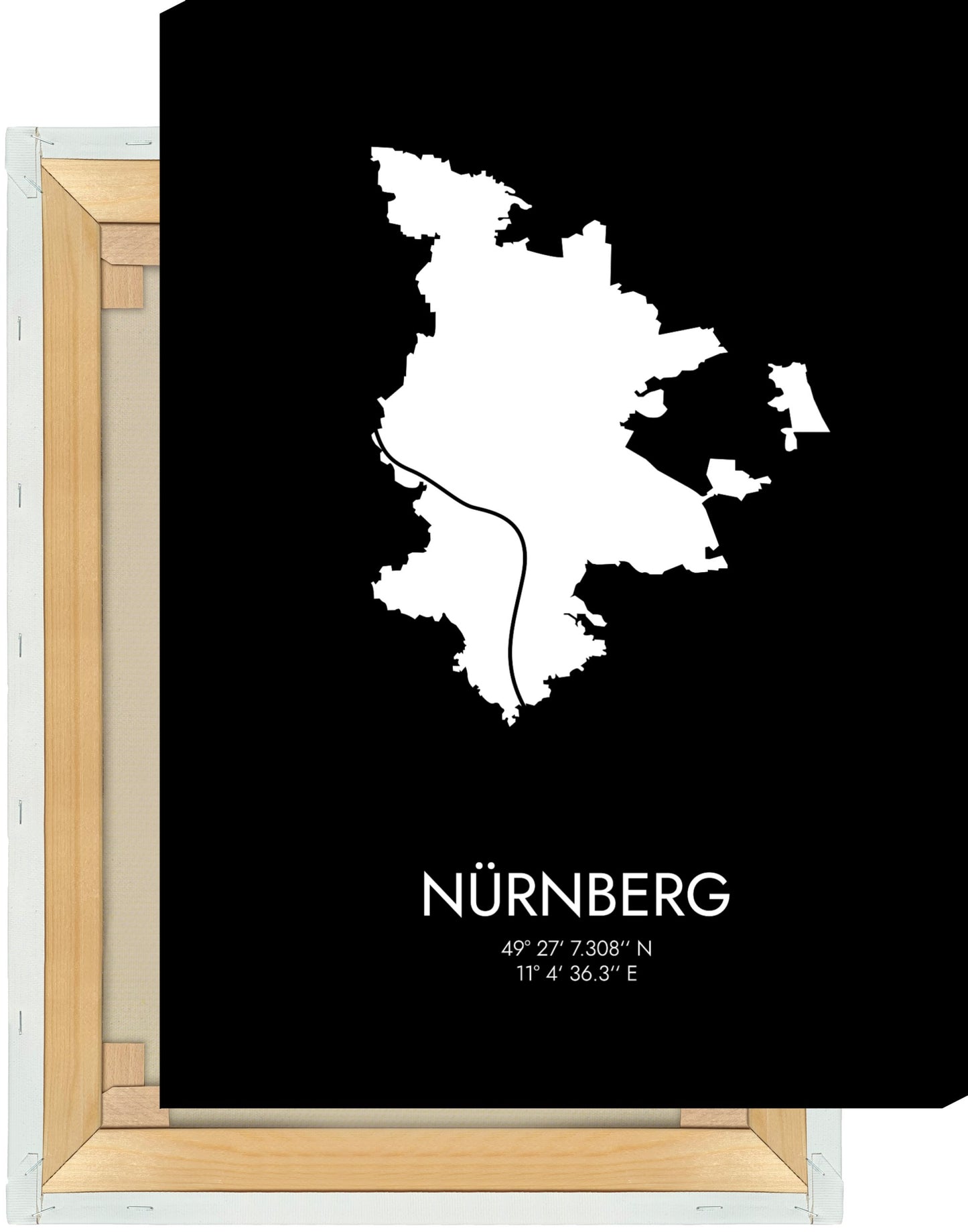 Leinwand Nürnberg Koordinaten #3
