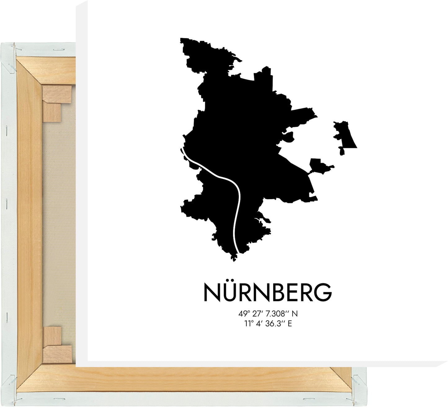 Leinwand Nürnberg Koordinaten #3