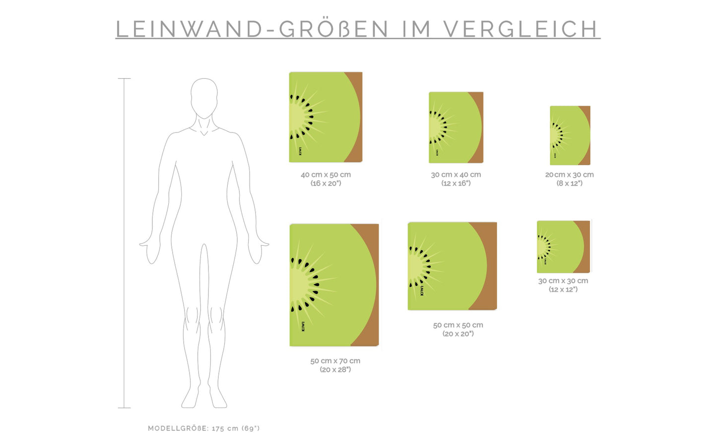 Leinwand Obst & Gemüse - Kiwi