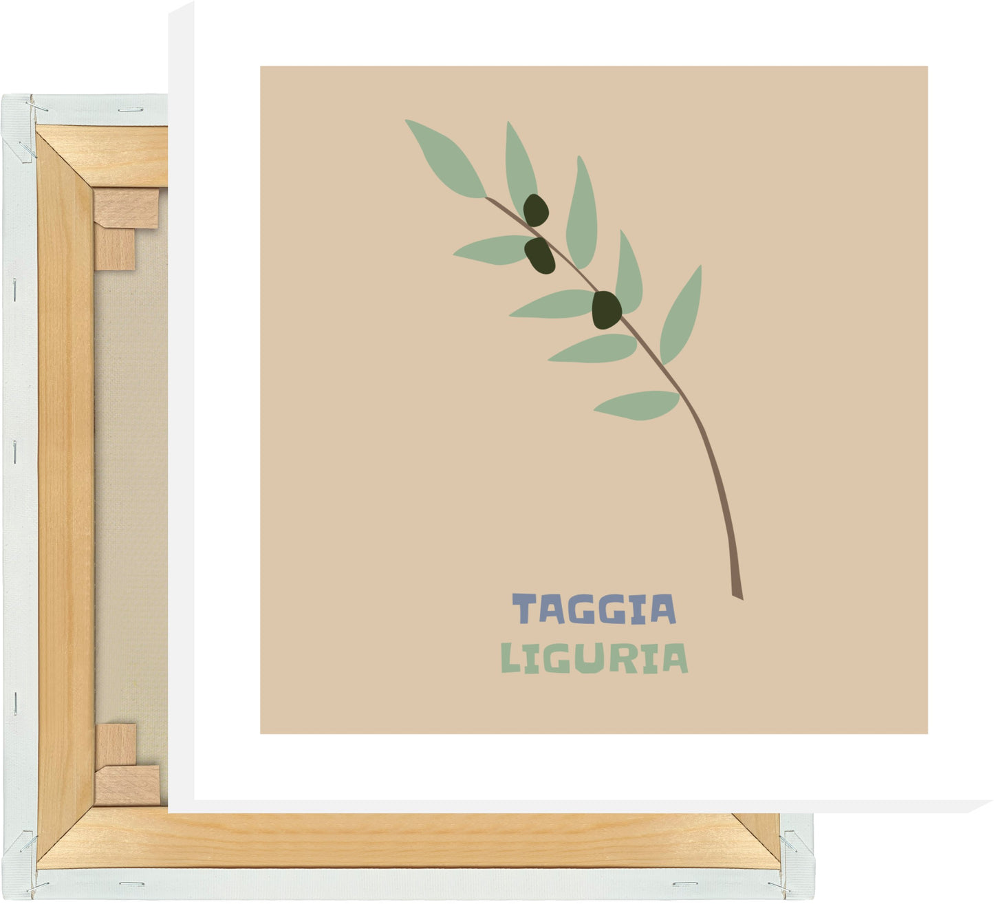 Leinwand Oliven - Taggia Liguria - La Dolce Vita Collection