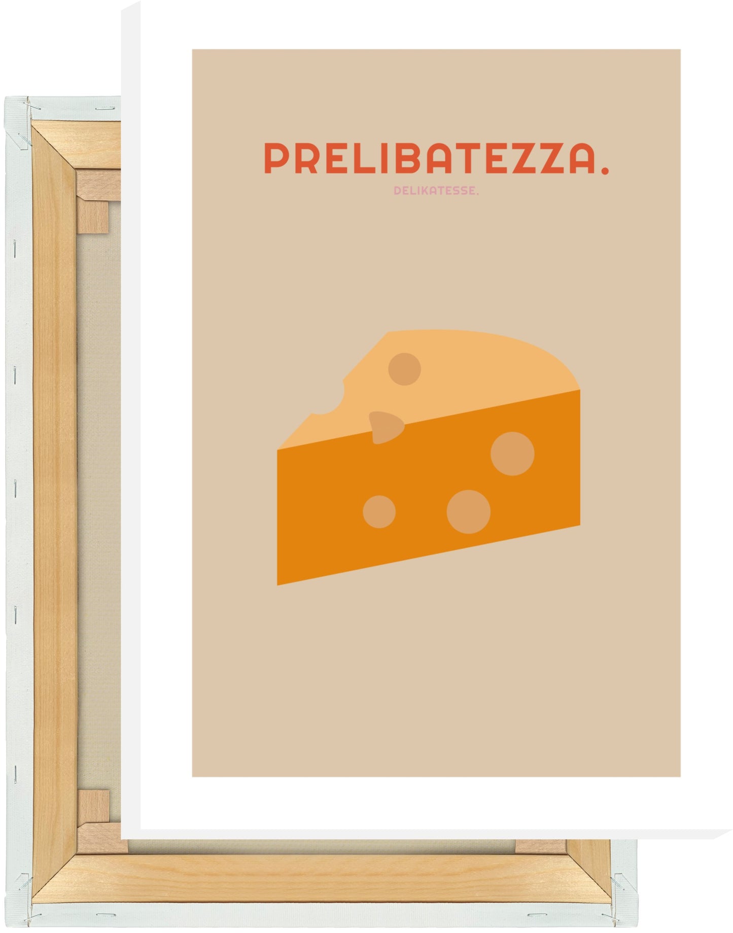 Leinwand Prelibatezza - Käse - La Dolce Vita Collection