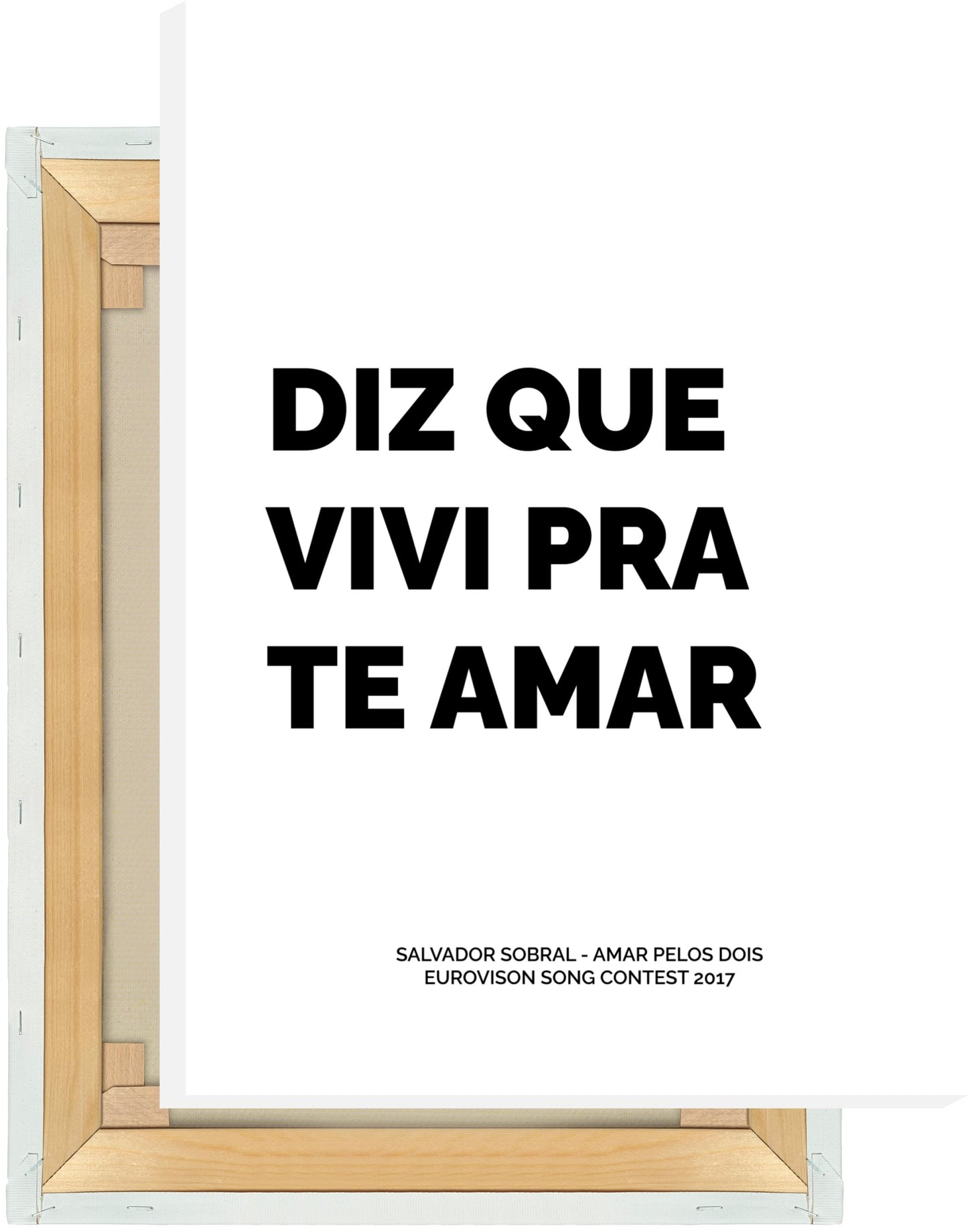 Leinwand Salvador Sobral - Amar Pelos Dois (2017)