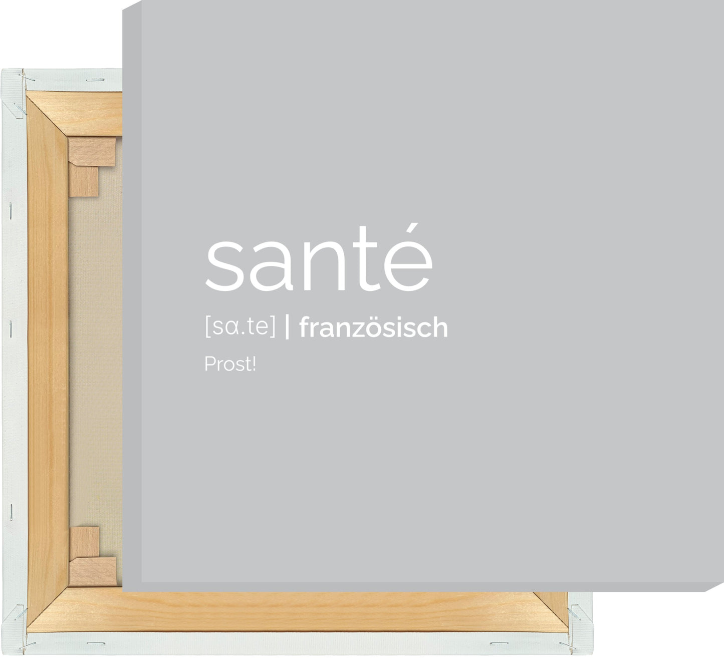 Leinwand Santé (Französisch: Prost)