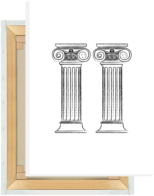 Leinwand Säulen