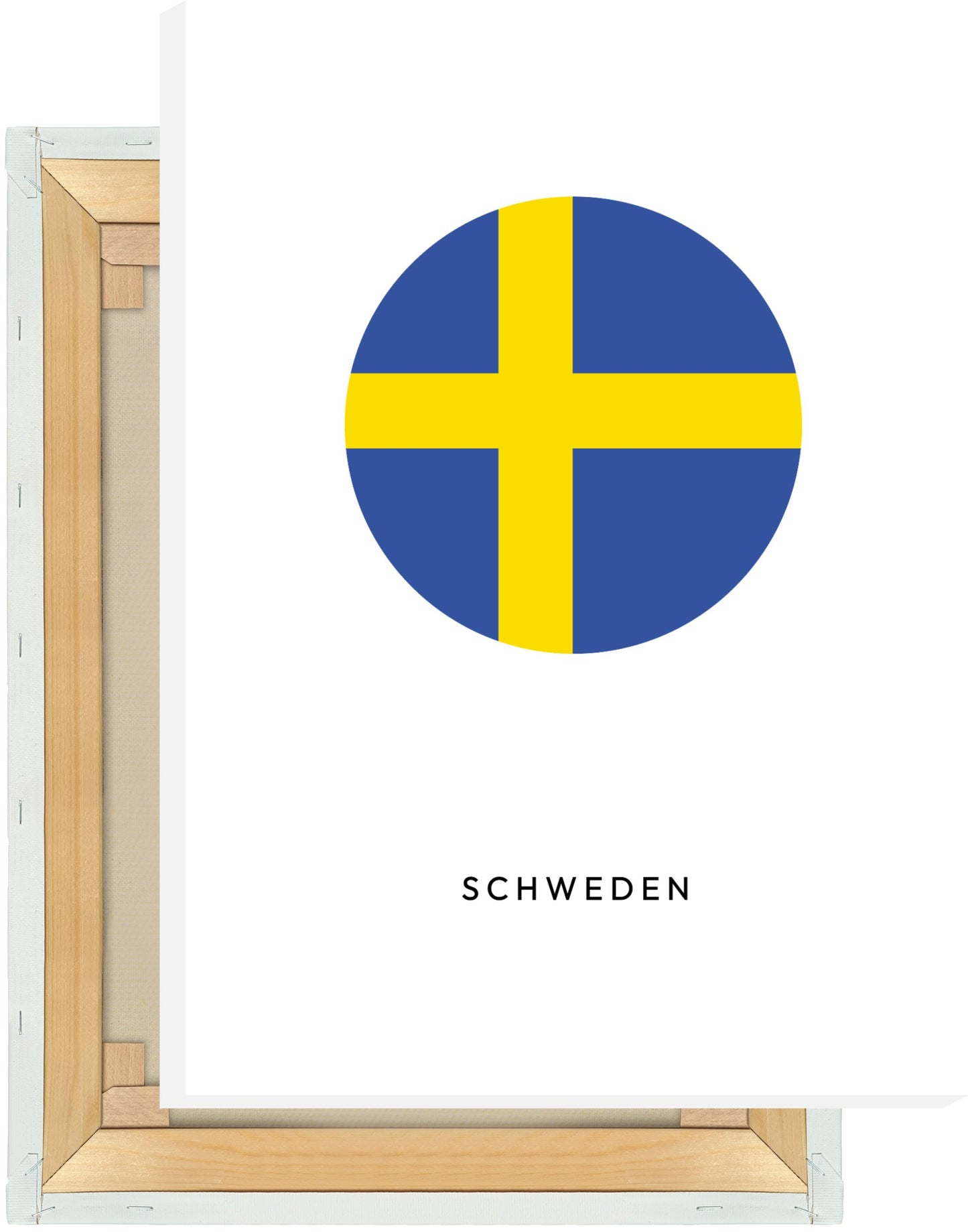 Leinwand Schweden Kreis