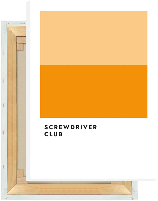 Leinwand Screwdriver Club