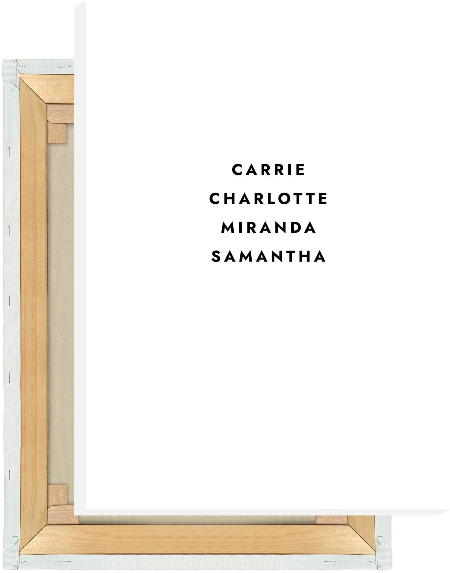 Leinwand Sex And The City - Carrie Charlotte Miranda Samantha