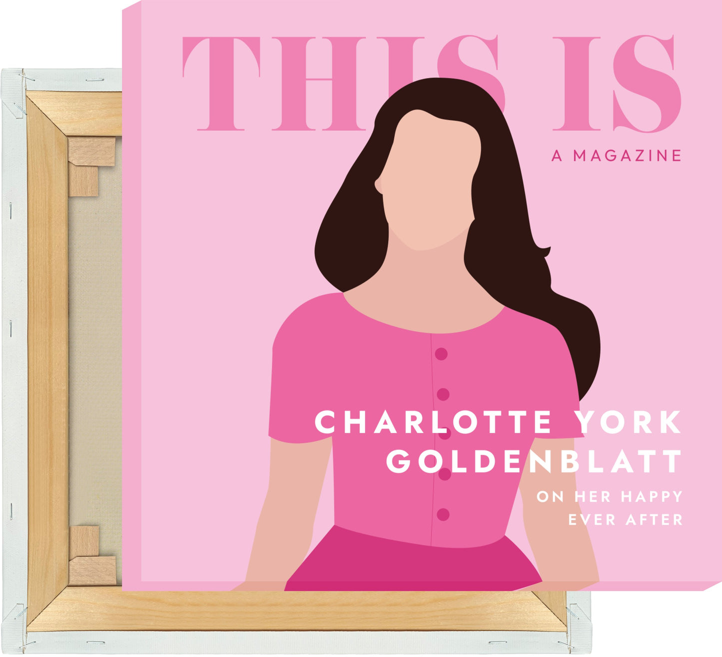 Leinwand Sex And The City - This Is A Magazine - Charlotte York Goldenblatt