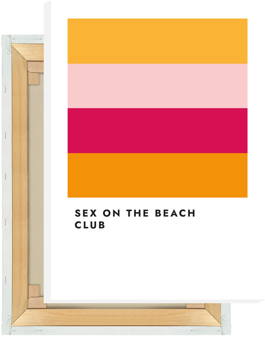 Leinwand Sex On The Beach Club