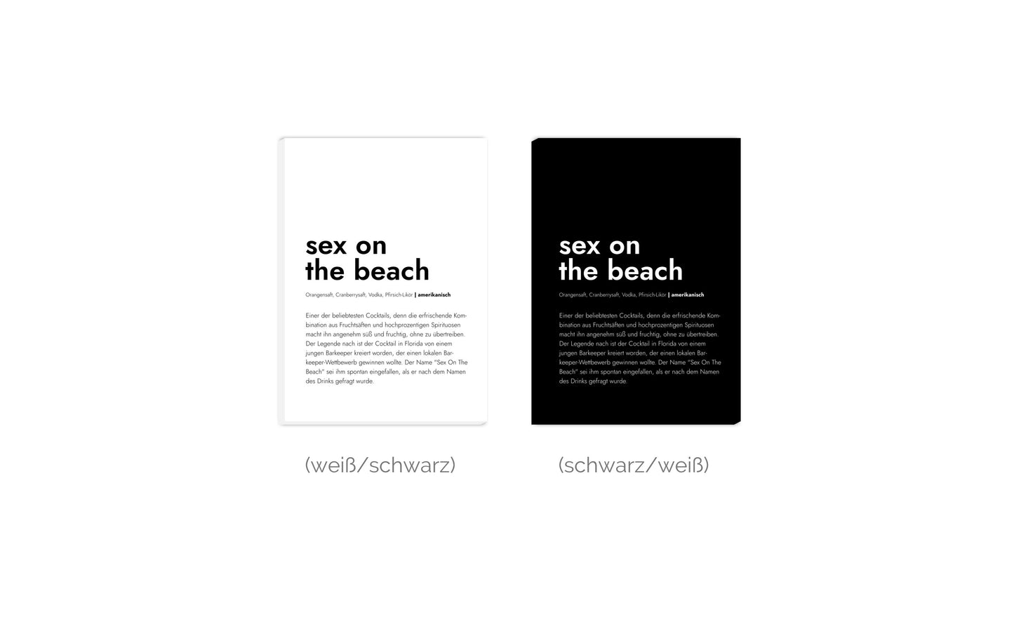 Leinwand Sex On The Beach - Definition