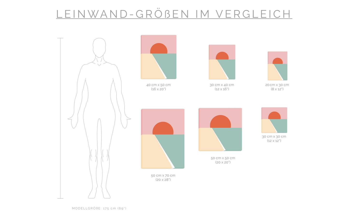 Leinwand Sonnenuntergang - Dreamy Dutch Collection