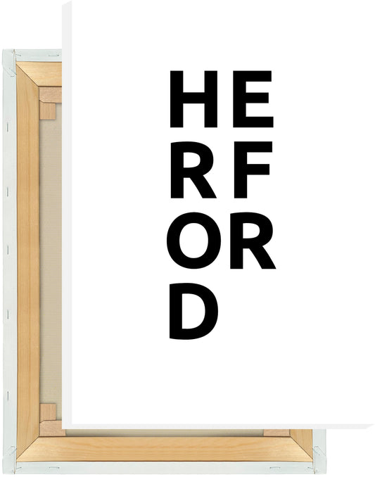 Leinwand Stadt HERFORD
