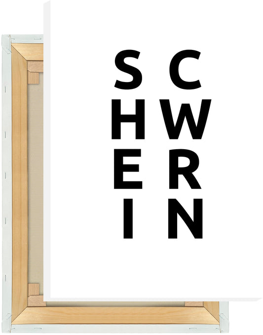 Leinwand Stadt SCHWERIN