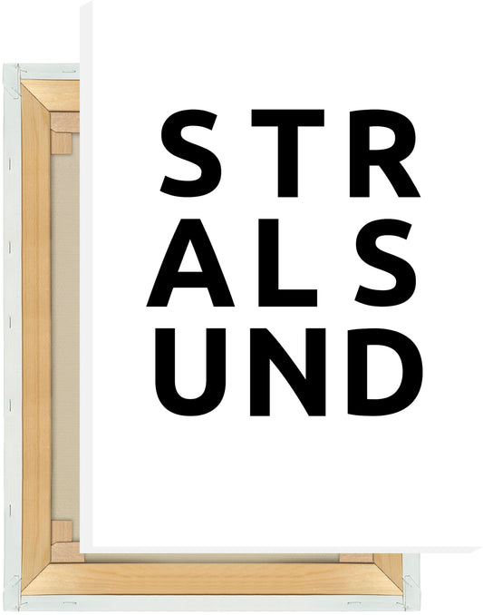 Leinwand Stadt STRALSUND