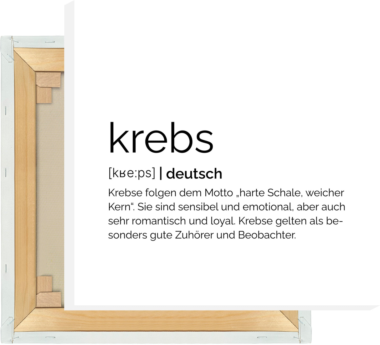 Leinwand Sternzeichen Krebs - Definition