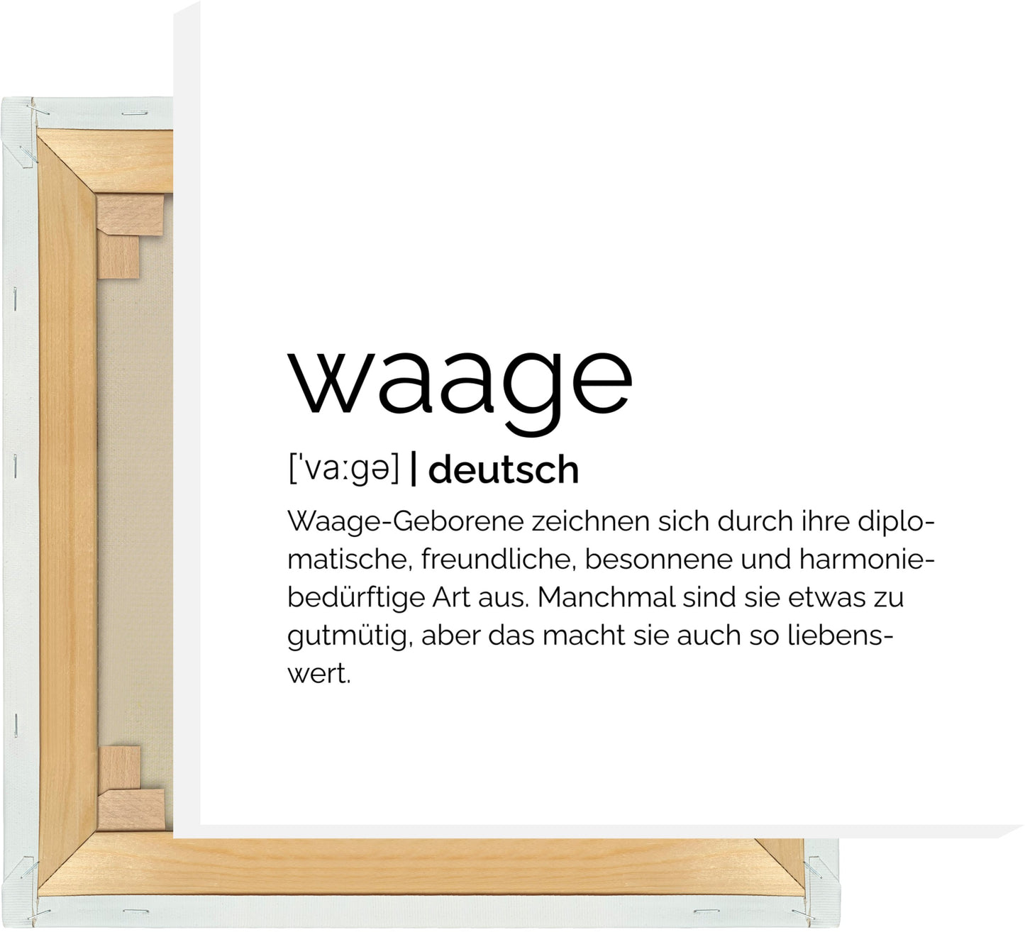 Leinwand Sternzeichen Waage - Definition