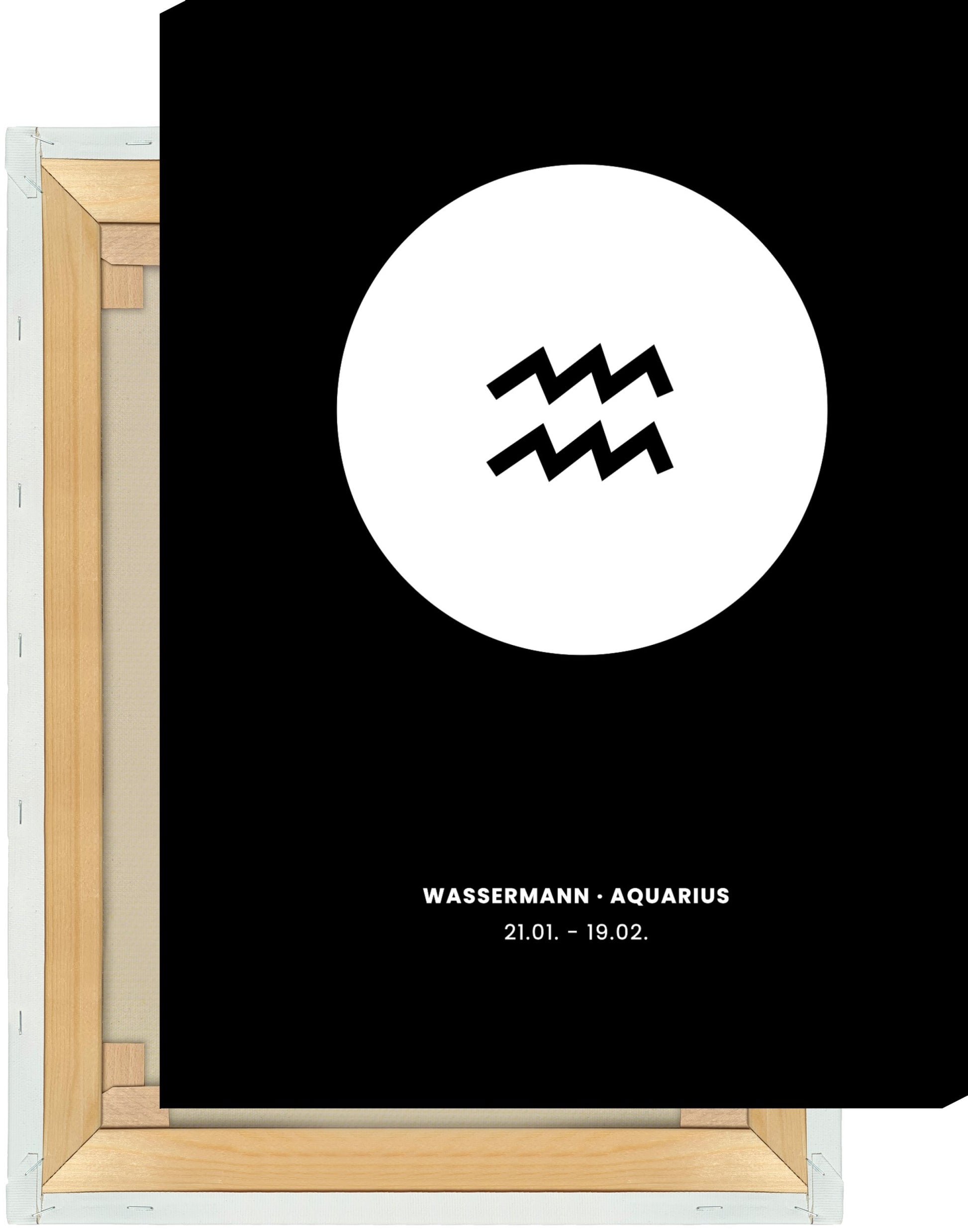 Leinwand Sternzeichen Wassermann - Symbol – MOTIVISSO | Poster