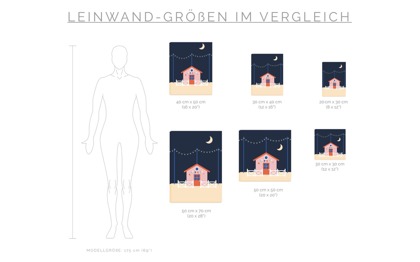 Leinwand Strandparty - Dreamy Dutch Collection