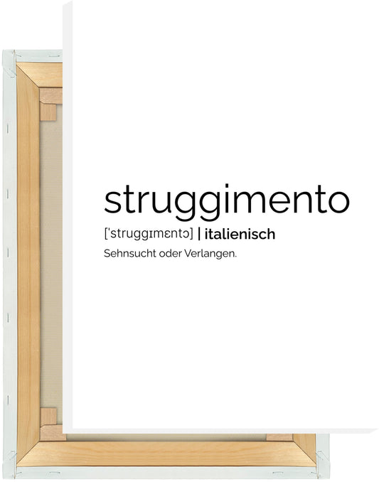 Leinwand Struggimento