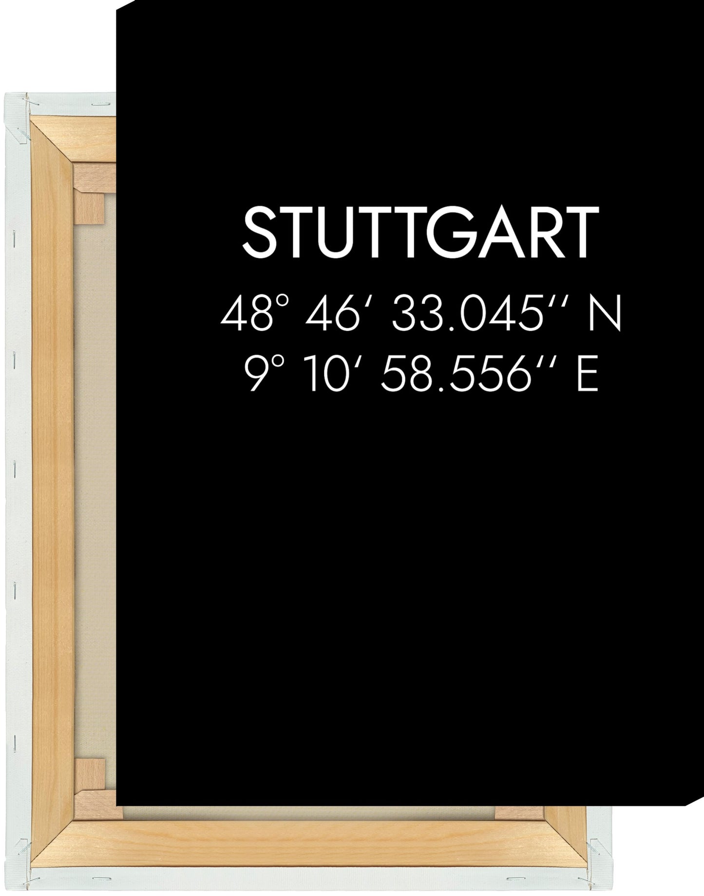 Leinwand Stuttgart Koordinaten #1