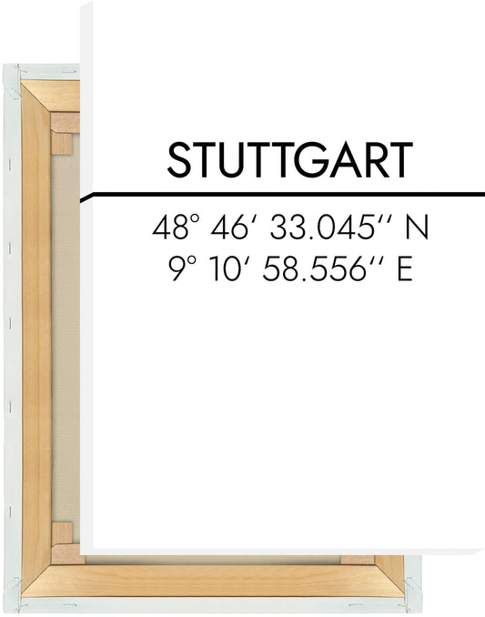 Leinwand Stuttgart Koordinaten #2