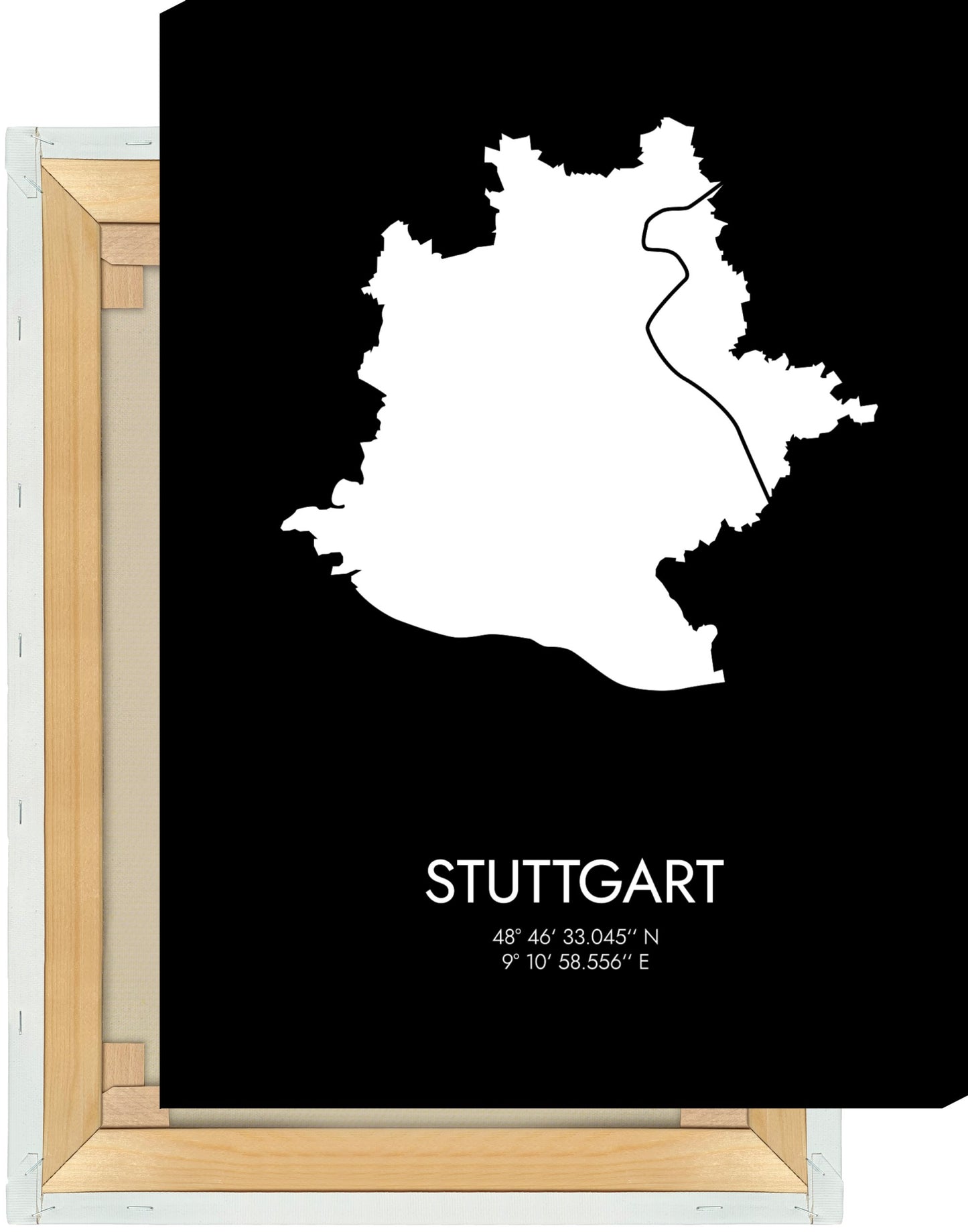 Leinwand Stuttgart Koordinaten #3