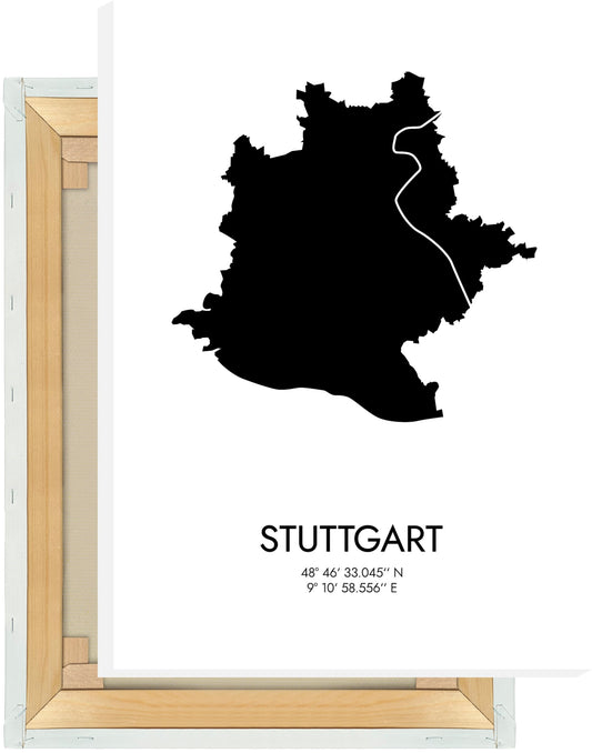 Leinwand Stuttgart Koordinaten #3