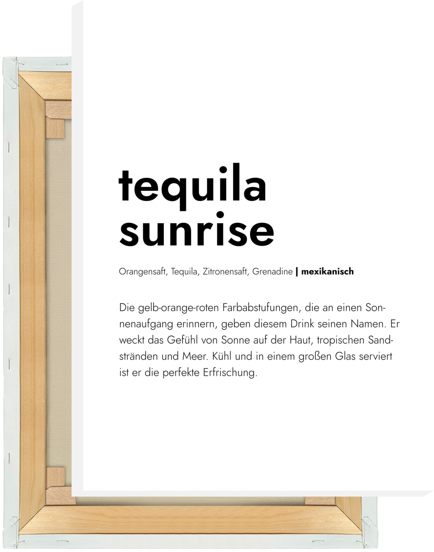Leinwand Tequila Sunrise - Definition