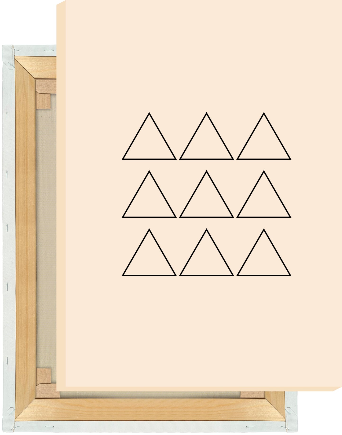 Leinwand Triangle Formation Outline