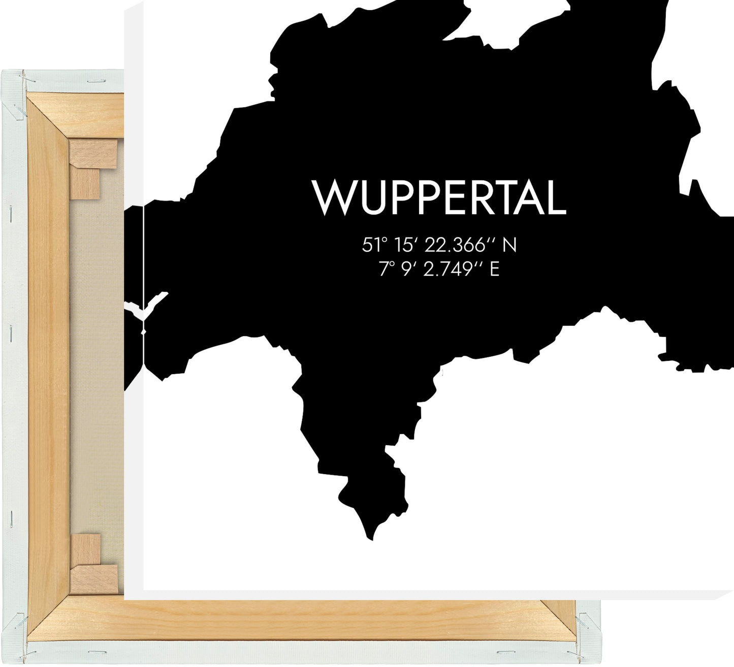 Leinwand Wuppertal Koordinaten #5