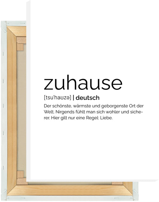 Leinwand Zuhause