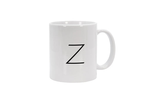 Tasse Buchstabe Z - Sans Serif