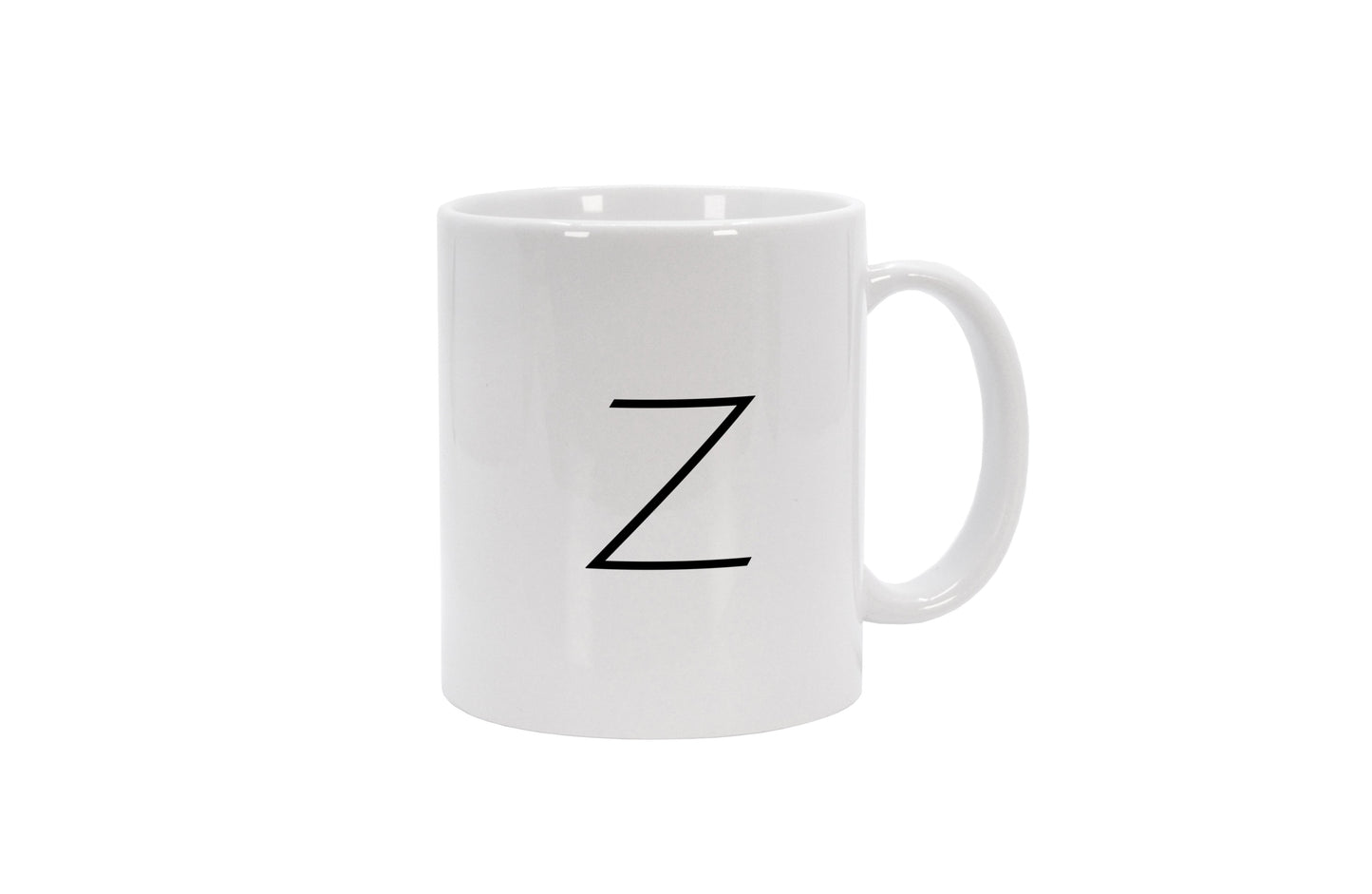 Tasse Buchstabe Z - Sans Serif