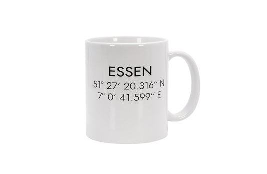 Tasse Essen Koordinaten #1