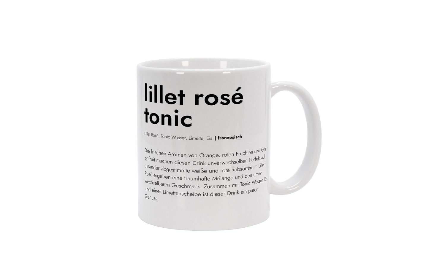 Tasse Lillet Rosé Tonic - Definition