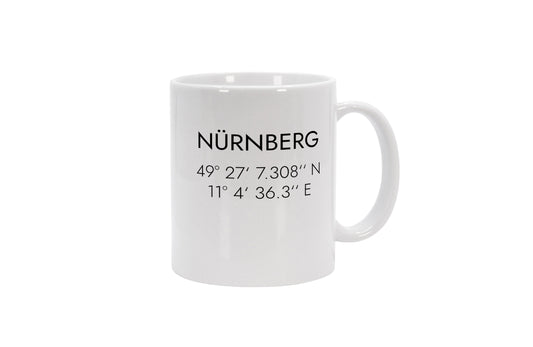 Tasse Nürnberg Koordinaten #1