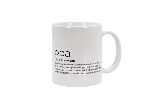 Tasse Opa - Definition